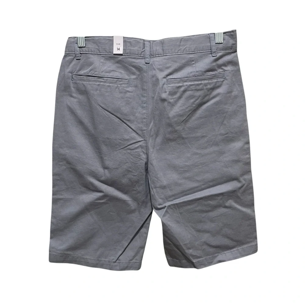 The Children's Place Flat Front Shorts Grey Boy’s Size 14